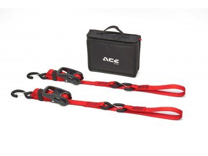 ACEBIKES Ratchet Premium® sangles d’arrimage moto à cliquet, set 2