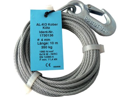 450232 1 450232 ocelove lano k navijaku 10 m 4 mm al ko