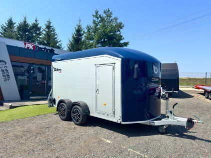 Debon C700 ALU blu – rimorchio furgonato chiuso