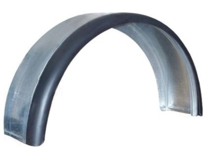 451889 plechovy blatnik 805x200x425 mm pozink knott pktechniktrailers