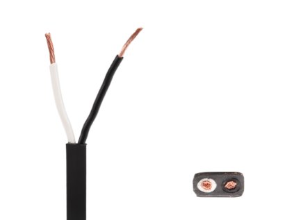 452354 plochy kabel pro privesy 2x0 75 mm pro spojky qs75 metraz