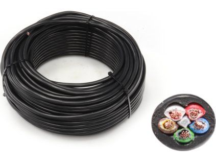 Trailer cable 5x0.75 mm (brown/white/red/green/blue), pack 200m