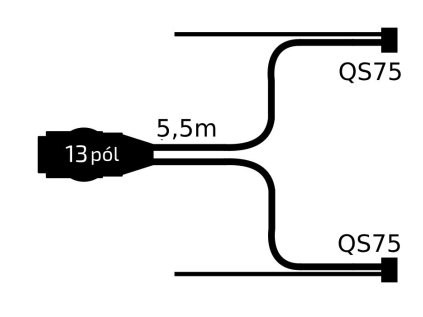 452933 kompletni kabelaz k privesu debon pw 3 6 13pin