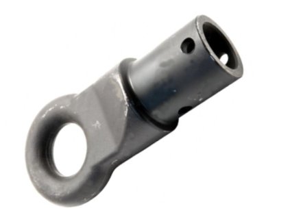 Tažné oko DIN 50 mm, na trubku 50 mm, M14+M14, KNOTT