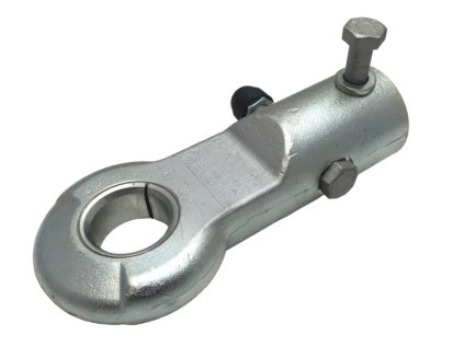 Tažné oko DIN 40 mm, na trubku 50 mm, M14+M14, KNOTT