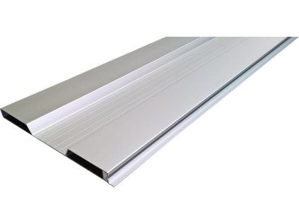 Alumínium pótkocsi oldalfal 400 × 25 mm – eloxált profil (folyóméter)