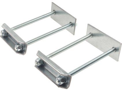 Universal box holder, V-bar mounting (set of 2, for 1 box)
