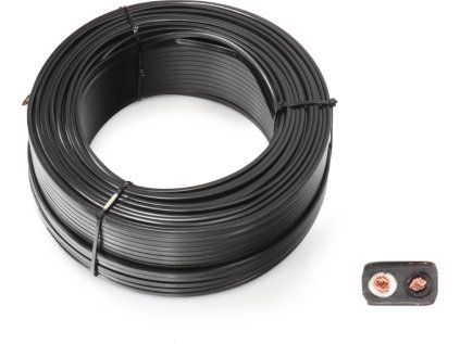 Cablu plat pentru remorci 2 x 1,5 mm, pentru cuplaje QS150 (Aspöck, Jaeger, SNAP-IN), pachet de 100m