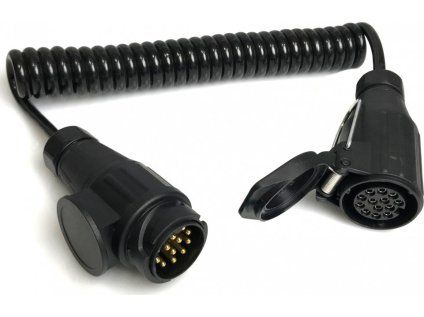 Cablu de conectare, 3,2 m lungime, spirală, 1x mufă, 1x mufa cablu 13 poli 12V