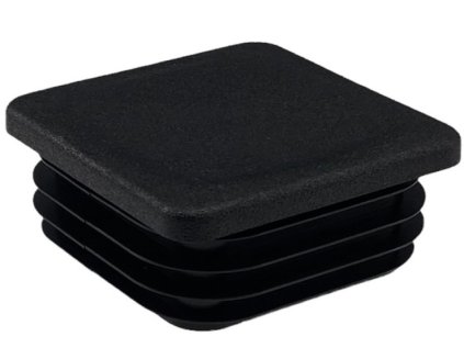 453790 1 zaslepka do jeklu 60x60 mm cerna pktechnik