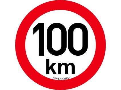 453817 1 453817 omezeni rychlosti 100 km prumer 200 mm