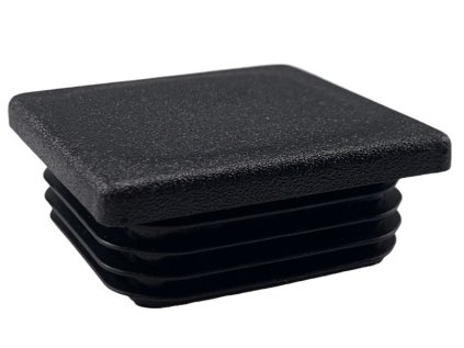 454039 zaslepka do jeklu privesu etv 50x50 mm cerna pktechnik