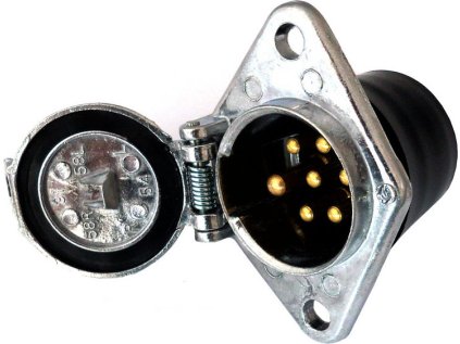 454222 2 454222 zasuvka 7 pol 24v typ n hlavni koliky alu beo