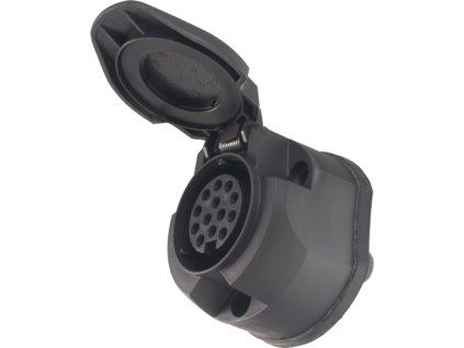 Priză 13 poli 12V cu deconectare far ceață + șaibă, TESAT