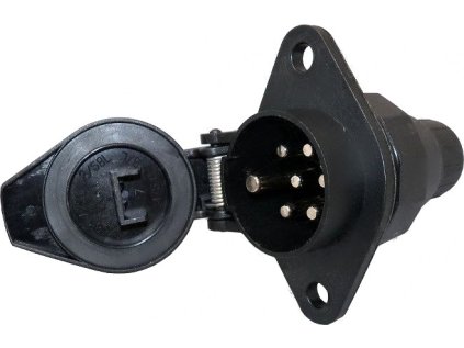 454252 1 454252 zasuvka 7 pol 24v typ n hlavni koliky plast tesat