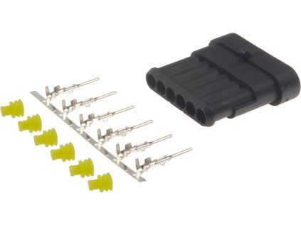 6-poliger Superseal-Stecker - Stecker (männlich), IP67