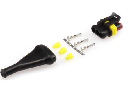 3-pole Superseal connector - socket (female), IP67