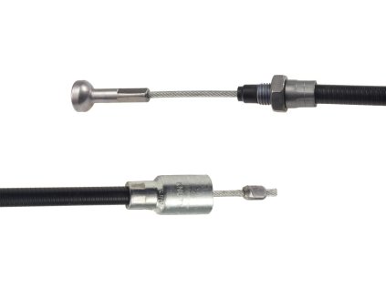 Brzdový lanovod KNOTT 530/720 mm, rychlomontážní, s čočkou _ 01