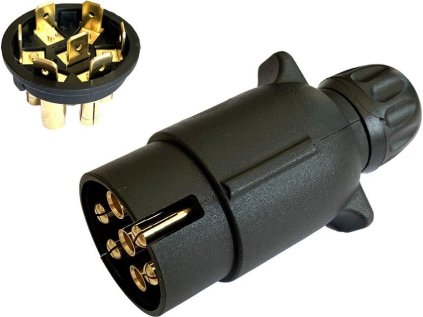 454861 2 454861 zastrcka vidlice 7 pol 12v na konektory plast pro jeden kabel