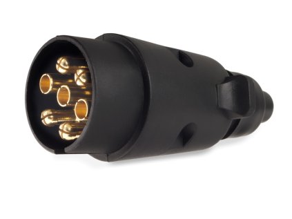 454888 1 zastrcka vidlice 7 pol 12v plast beo 100630