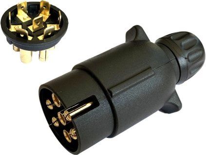 Trailer plug, 12V, 7 PIN, two pins