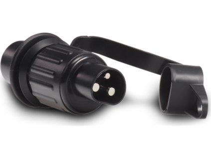3-pole plug for tractors and earthmoving machinery (25A)