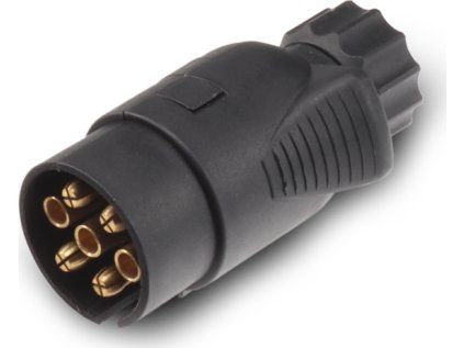 Zástrčka - vidlica 7 pól 12V, dvojvývodová, TESAT