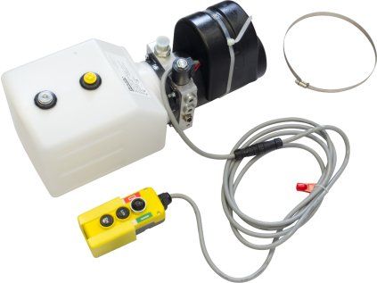 Electro-hydraulic pump, hydraulic motor BINOTTO, 12V, 180 bar, 8.5 L
