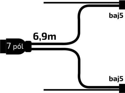 455896 3 455896 kabelaz 6 9 m 7 pol zastrcka s prednimi vyvody qs150 baj5 vapp