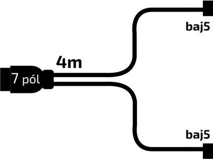 456001 2 456001 kabelaz 4 m 7 pol zastrcka bez prednich vyvodu baj5 jokon