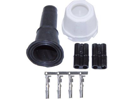 Plug - bayonet AJ.BA 4-pole square, white, 1 output - connecting to RL82