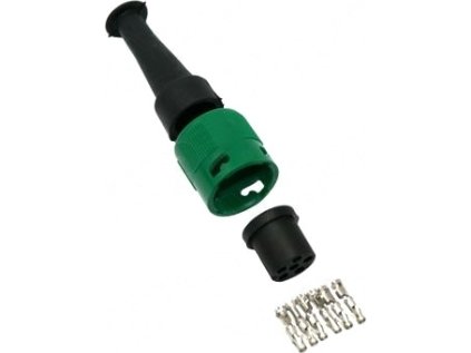 460396 1 460396 zastrcka bajonet jokon 6 polovy zeleny 1 vyvod