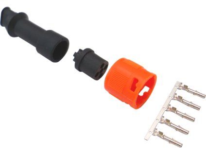 Plug - bayonet VAPP 5-pole orange, 1 outlet (Jokon compatible)