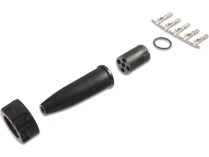 460423 1 460423 zastrcka bajonet was 5 polovy cerny 1 vyvod