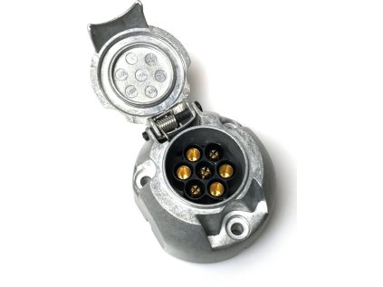 460708 3 460708 zasuvka 7 polu 12v kovova jaeger