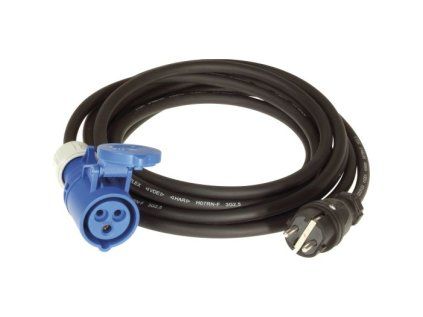 Caravan CEE socket connection cable