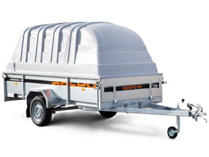 Remorcă RESPO L150 cu hardtop, 300x150 cm, 750 kg