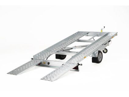 Single-axle folding car transporter Debon AUTO, 300x180, 1300 kg