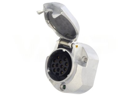 466869 kovova zasuvka pro tazny automobil 13 polu 12v pktechnik 01