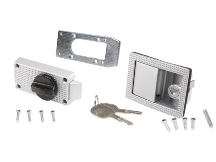 Zámek dveří na přepravník koní - kompletní sada_pktechnik