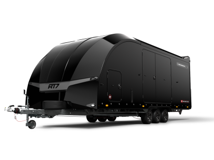 Platformă auto închisă Brian James Race Transporter 7, 550x230x212, NEAGRĂ