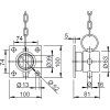 450016 5 450016 2 priruba k operne noze al ko 70x70 set k nasroubovani