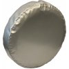 Spare wheel cover 185 R14, shiny silver