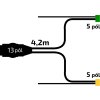 455980 3 455980 kabelaz 4 2m 13 pol zastrcka s prednimi vyvody baj5 fristom