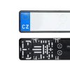Dezenter Kennzeichenhalter _ Decent license plate holder _ Decentní držák registrační značky _ Plexiclick _ dezentofix 110 _ 525 x 110 mm _ 03