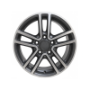 Hliníkové kolo R14, 5.5Jx14 H2 ET30, 5x112, Grey Diamond