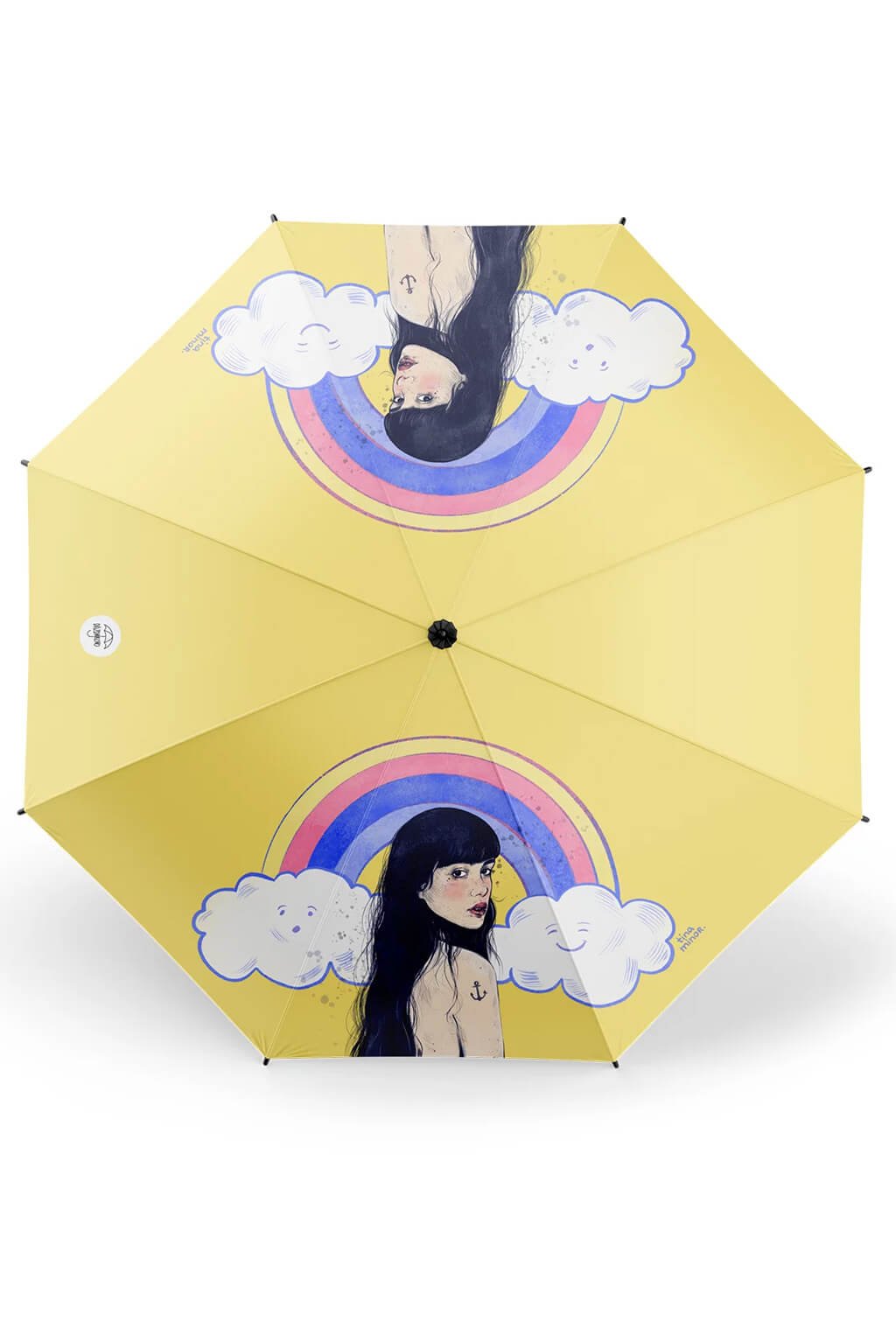 deštník ŽLUTÝ