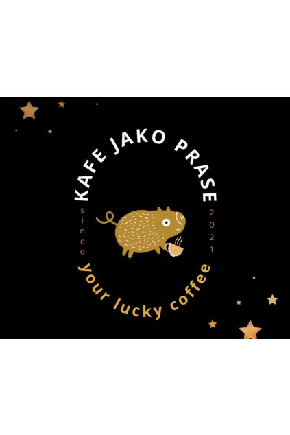 Kafe jako prase - zrnkové