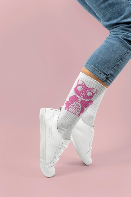 brunhilda socks place pink 2