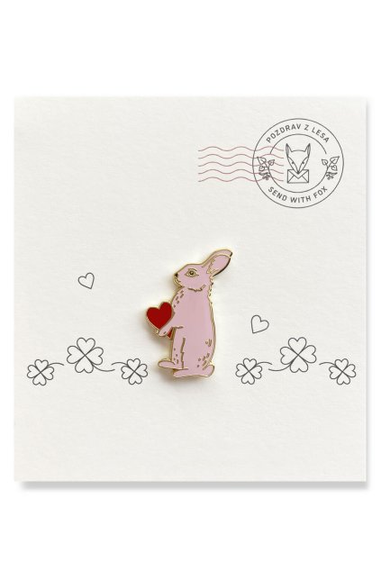 Odznáček | Zajíček růžový